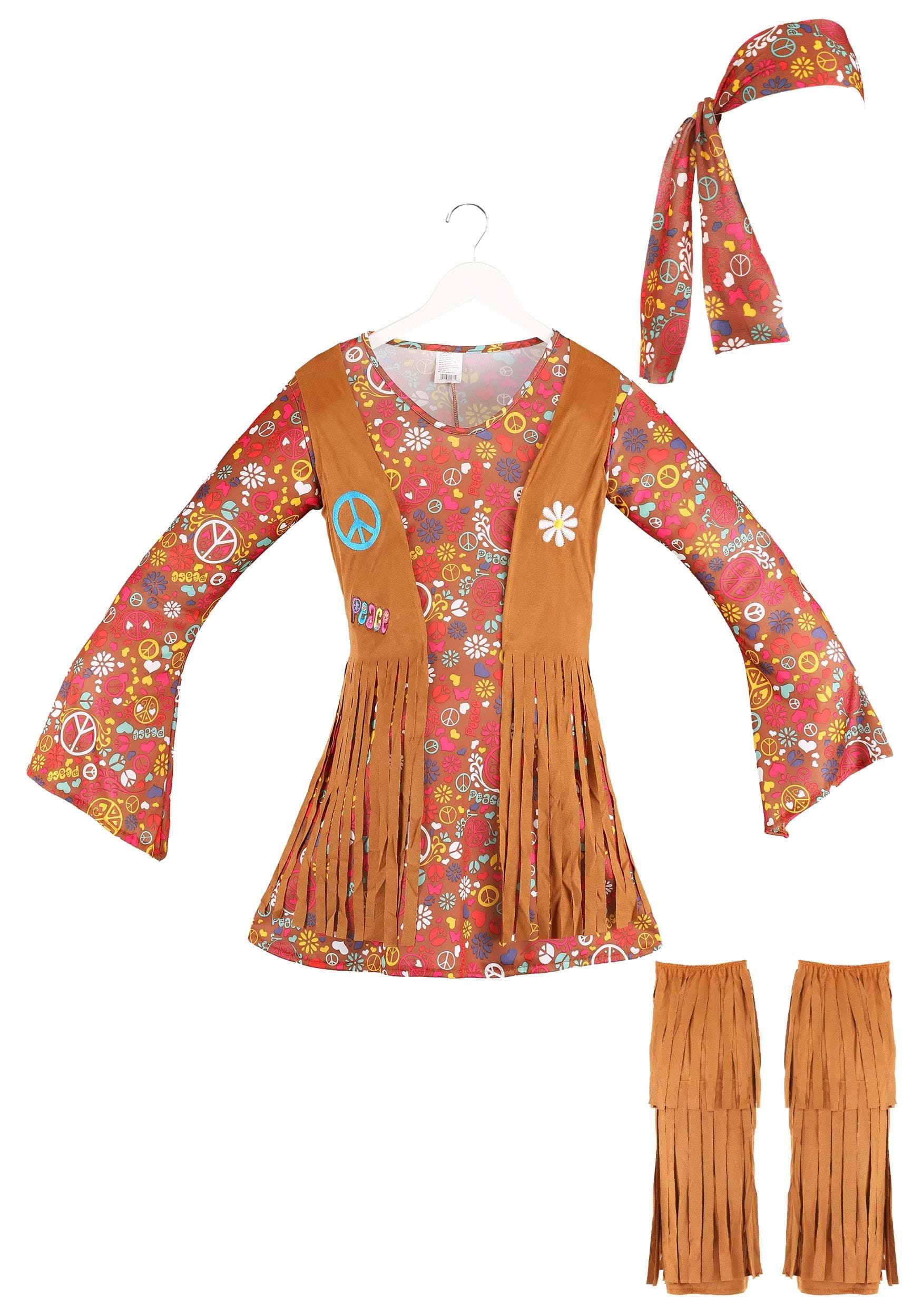 Peace u0026 Love Hippie Adult Costume