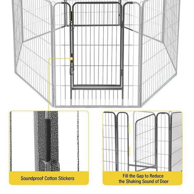 Aivituvin Exercise Outdoor &amp; Indoor Portable Dog Playpen AIR - Pet Supplies online store