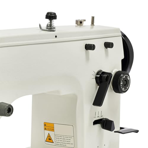 Sewing Machines, Industrial Heavy Duty Full Featured Machine with Accessory Kit and Adjusting Stitch Clamp, Straight Stitch Fabrics Sewing Machine for Beginner, Garment Factory, Home Enthusiast