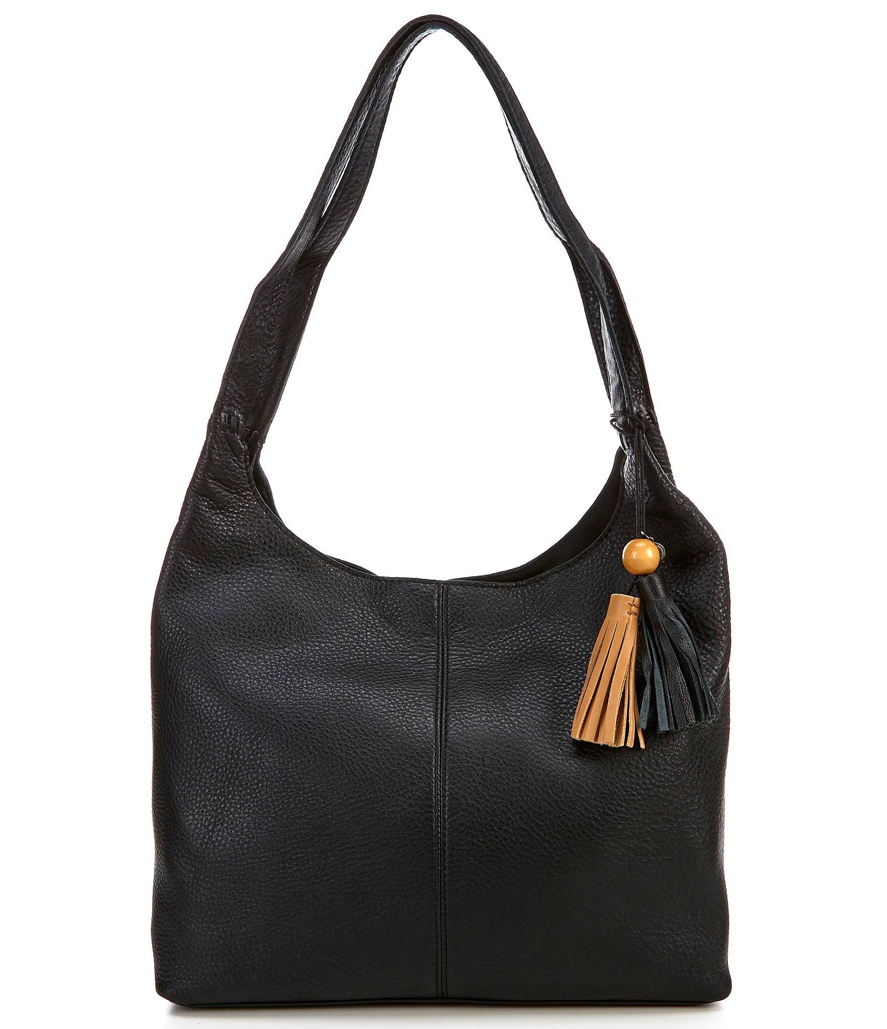The Sak Huntley Leather Hobo - Black/Gold
