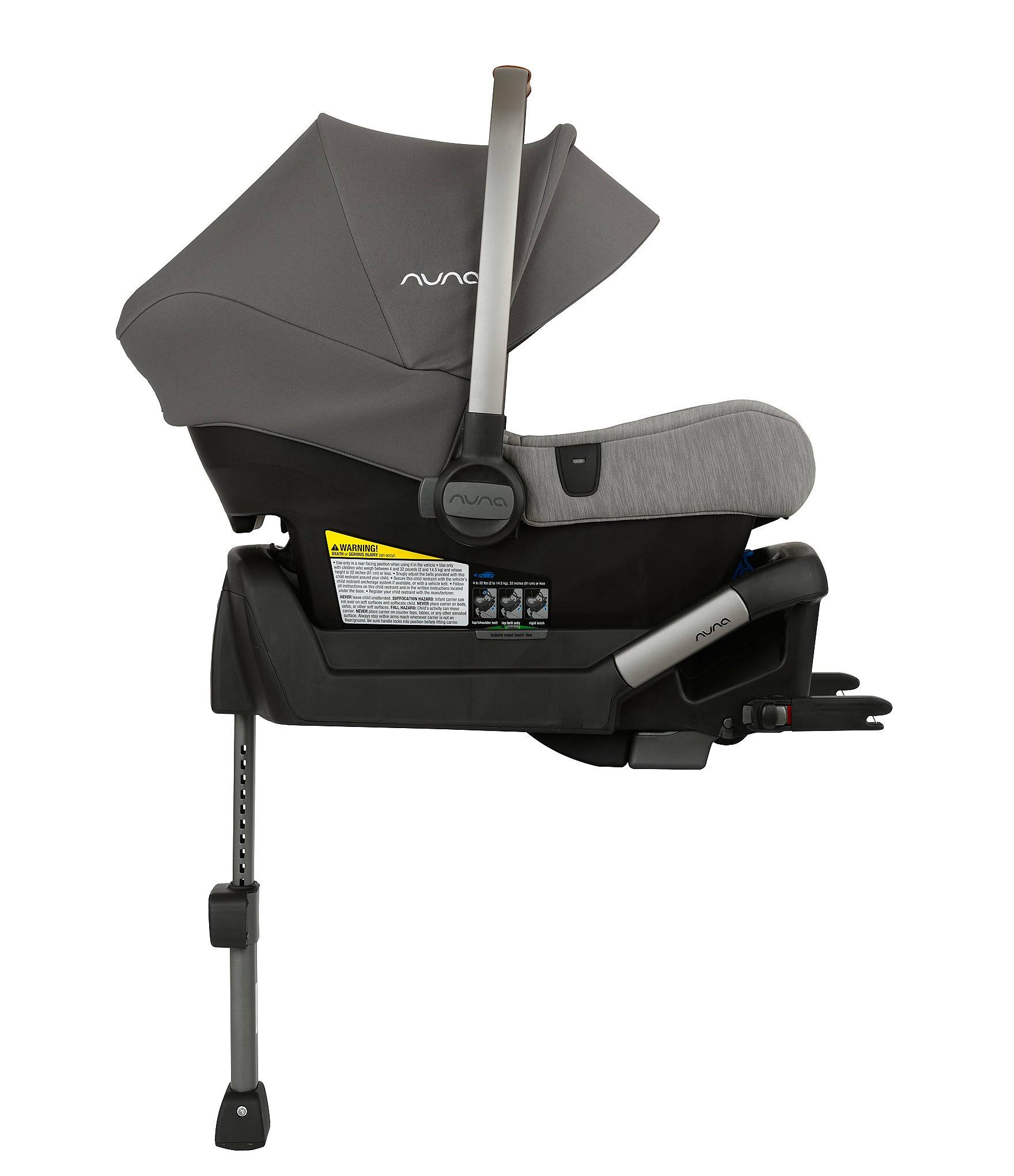 Nuna Pipa Lite Infant Car Seat with Base Caviar