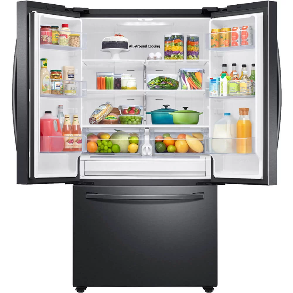 Samsung RF28T5001SG 28 Cu. Ft. Black Stainless Large Capacity French Door Refrigerator