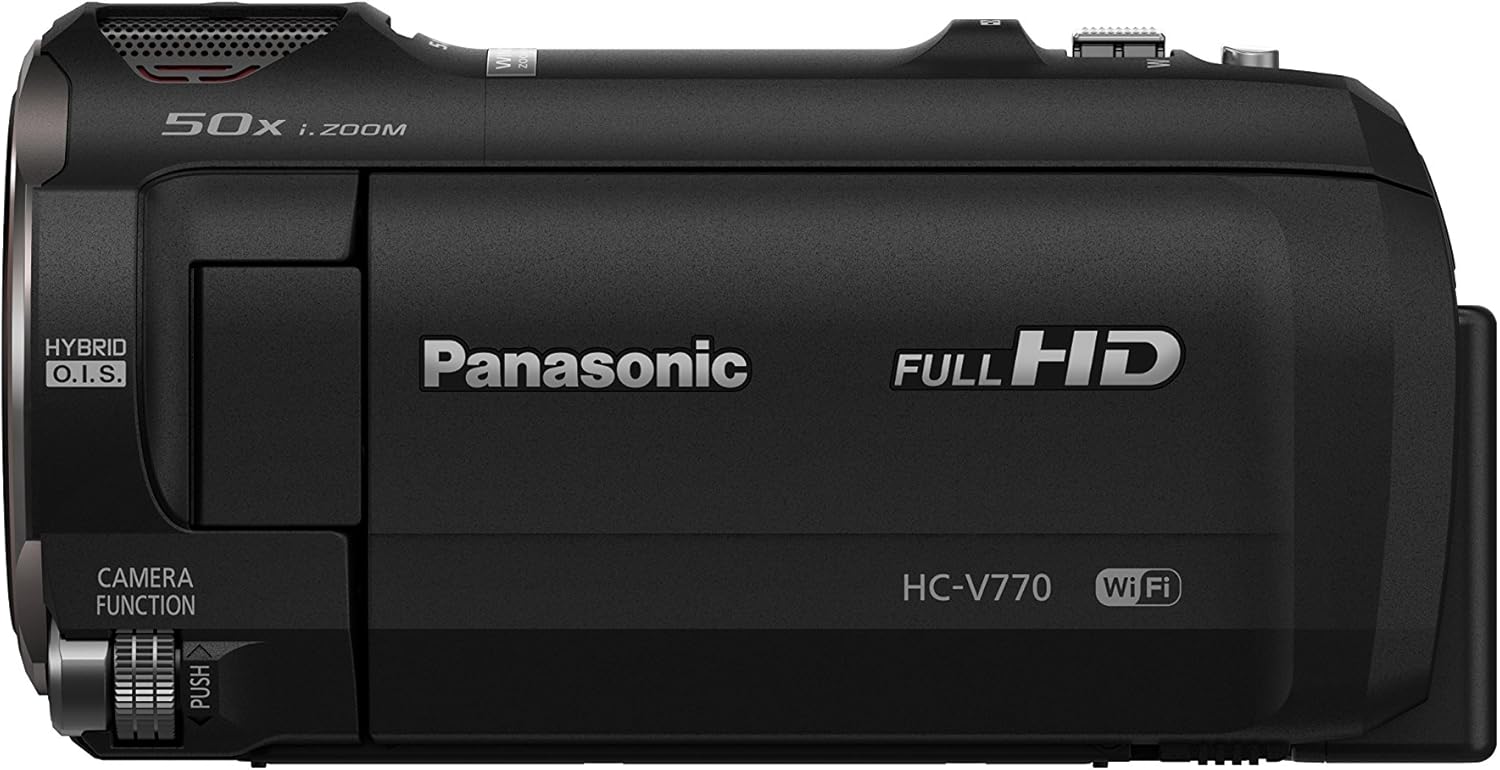 Panasonic 4K Ultra HD Video Camera Camcorder HC-VX981K, 20X Optical Zoom, 1/2.3-Inch BSI Sensor, HDR Capture, Wi-Fi Smartphone Multi Scene Video Capture (Black)