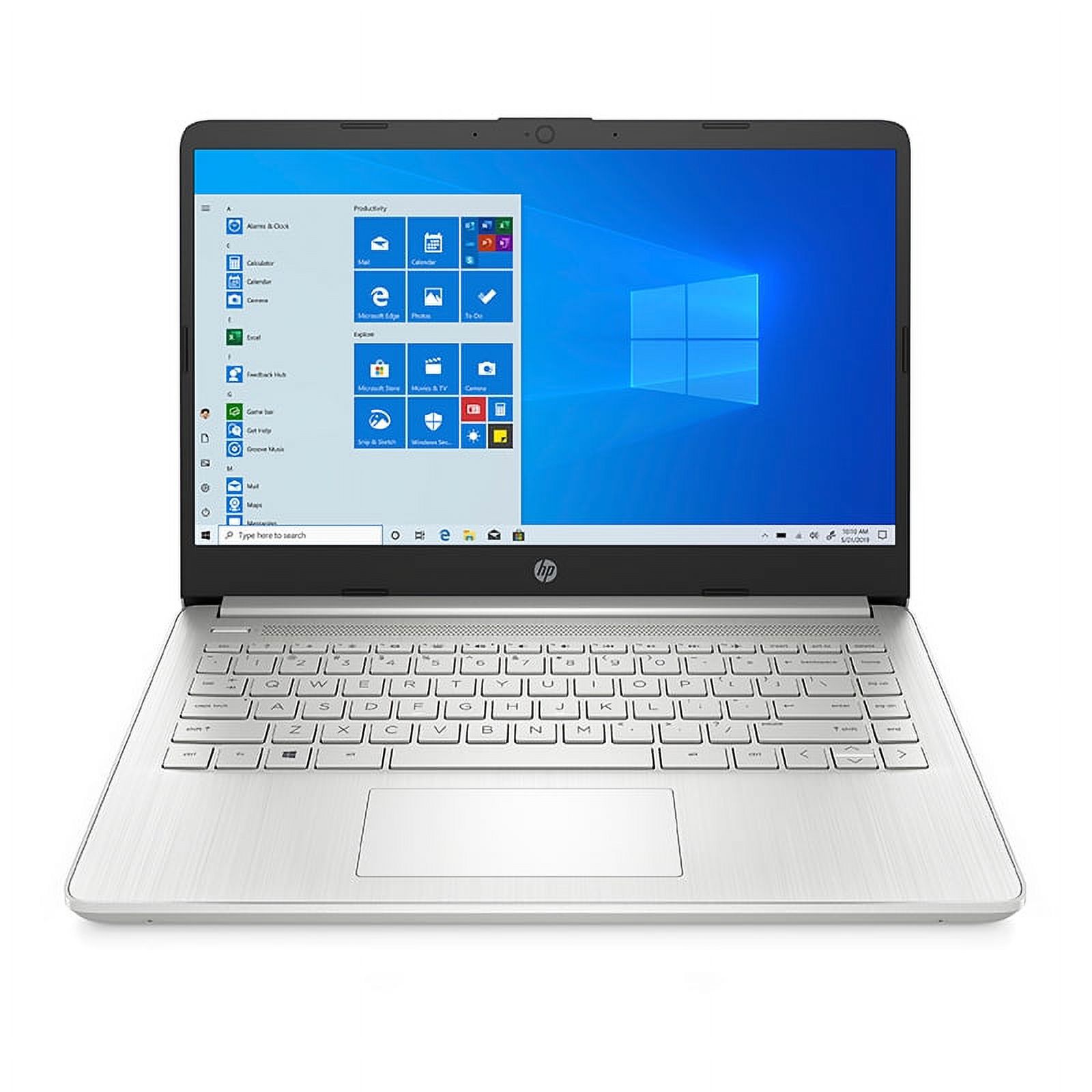 Restored HP Laptop 14-FQ0075NR 14" AMD Athlon Silver 3050U, Windows 10 Home in S Mode, AMD Radeon Graphics, 4GB RAM DDR4, 64GB eMMC, Natural Silver (Refurbished)
