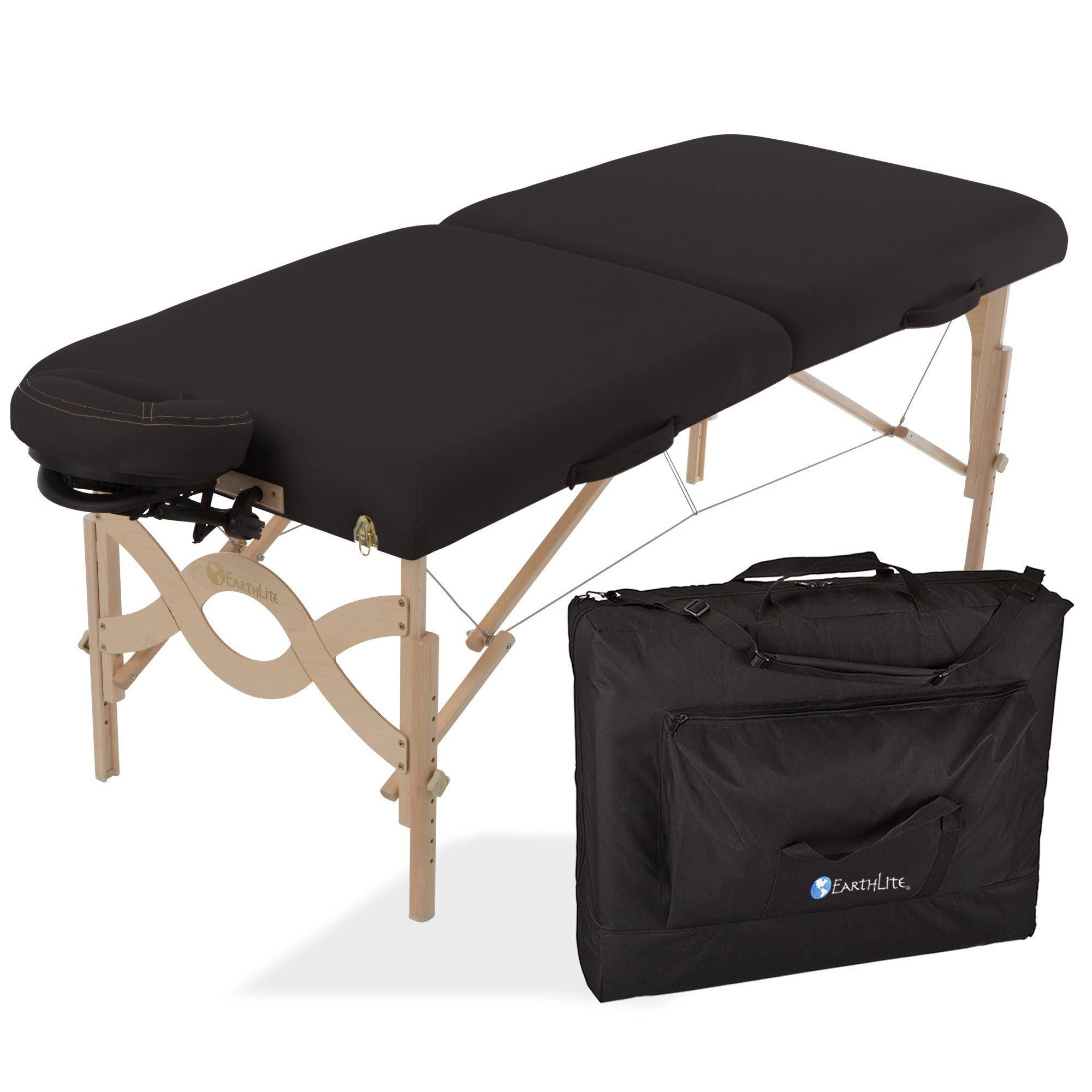 Earthlite Avalon Portable Massage Table Package, Black