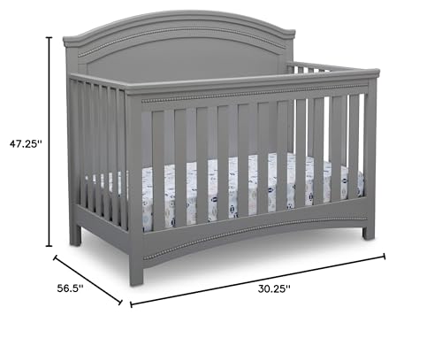 Delta Children Simmons Kids SlumberTime Emma 4-in-1 Convertible Baby Crib N More - Greenguard Gold Certified