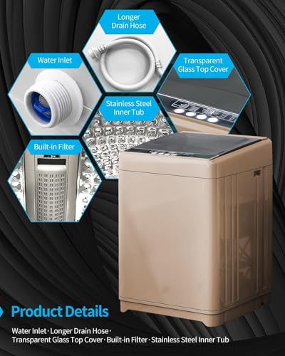 Muhub Portable Washer and Dryer Combo Set