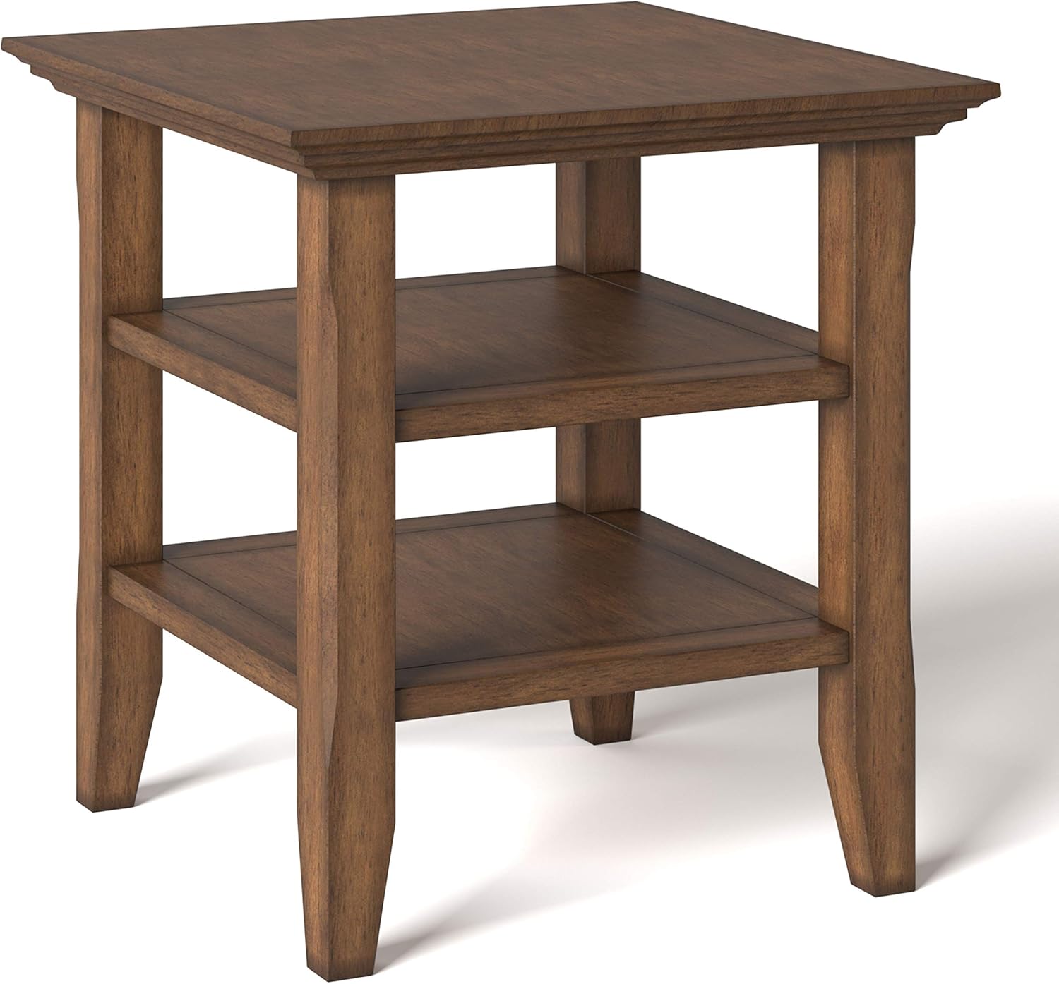 SIMPLIHOME Acadian End Table, 19 inch, Black