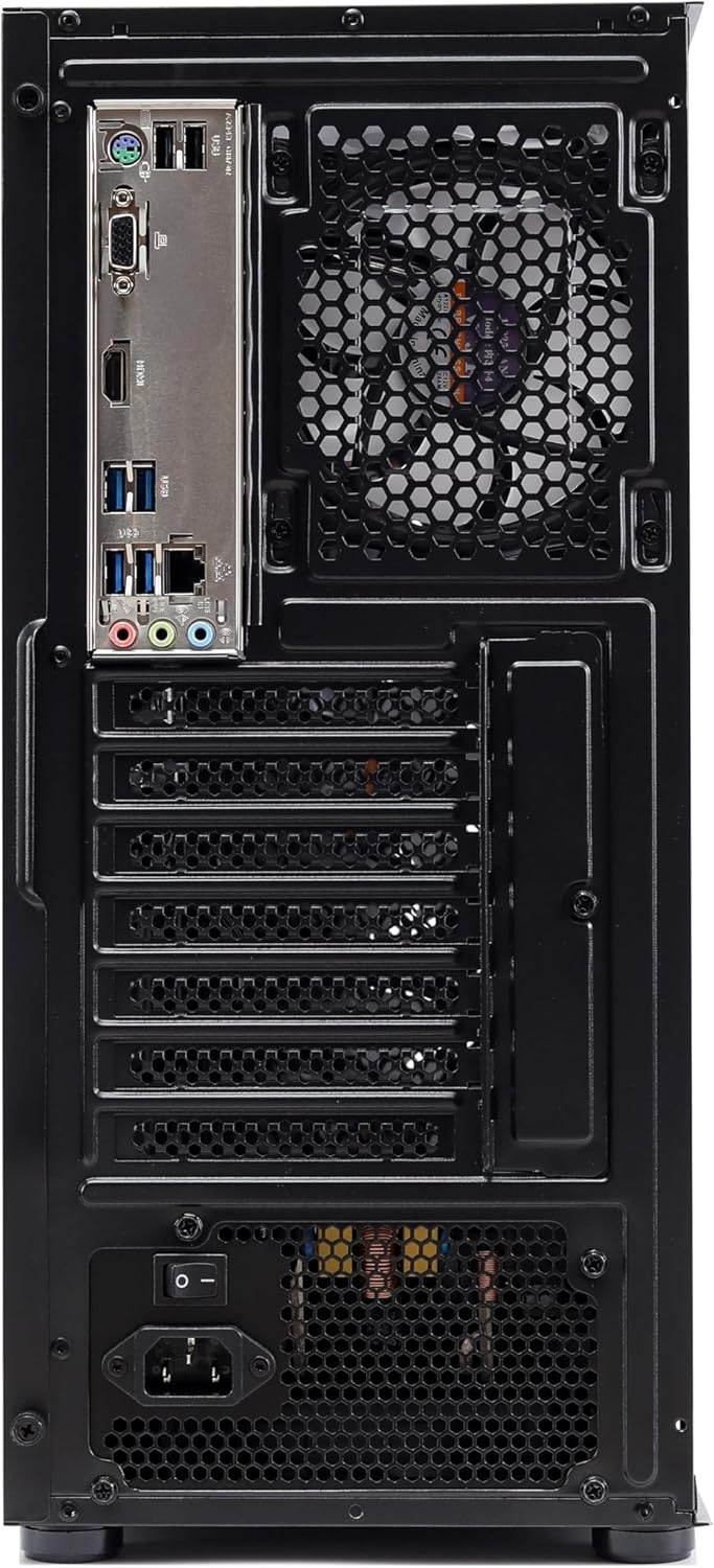 MXZ Gaming PC Desktop Computer, AMD Ryzen 5 8500G 3.6GHz, AMD Radeon Vega 7 Graphics,A620, 16GB DDR5, NVME 1 T SSD, 6RGB Fans, Win 11 Pro Ready, Gamer Desktop Computer(R5 8500G)