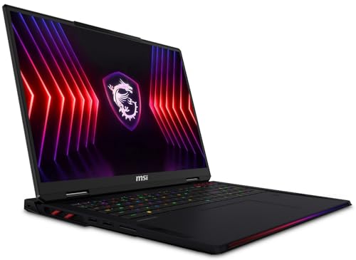 EXCaliberPC [2024] MSI Raider 18 HX A14VHG-268US (Intel Core i9-14900HX, 128GB DDR5 RAM, 1TB NVMe SSD, NVIDIA GeForce RTX 4080, 18" UHD+ 120Hz Mini LED, Windows 11 Pro) Gaming Laptop
