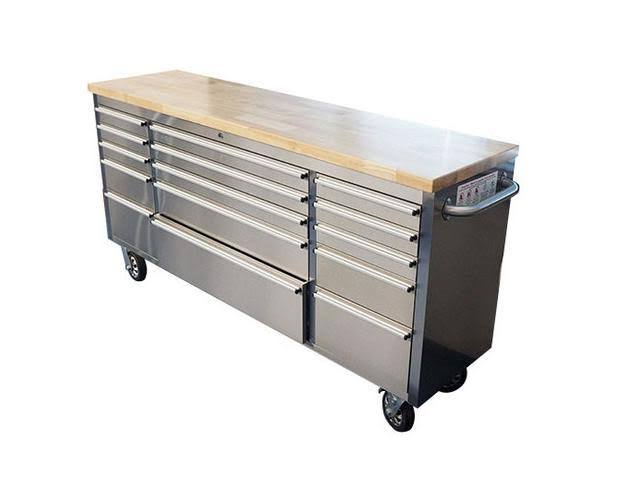 Thor Kitchen 72x22 Tool Chest with 15 Drawers