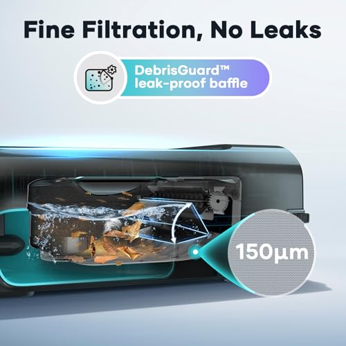 AIPER Surfer S2 Robotic Solar Pool Skimmer with APP Support, 24/7 Cleaning, Dual Charging Modes, Smart Obstacle Avoidance, Ideal for Most Swimming Pool Types
