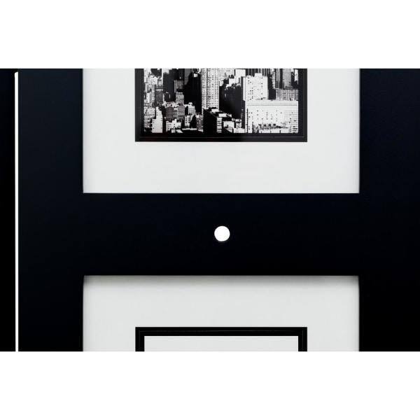 Nexxt Triple 15-Photo Panel Floor Screen - Black