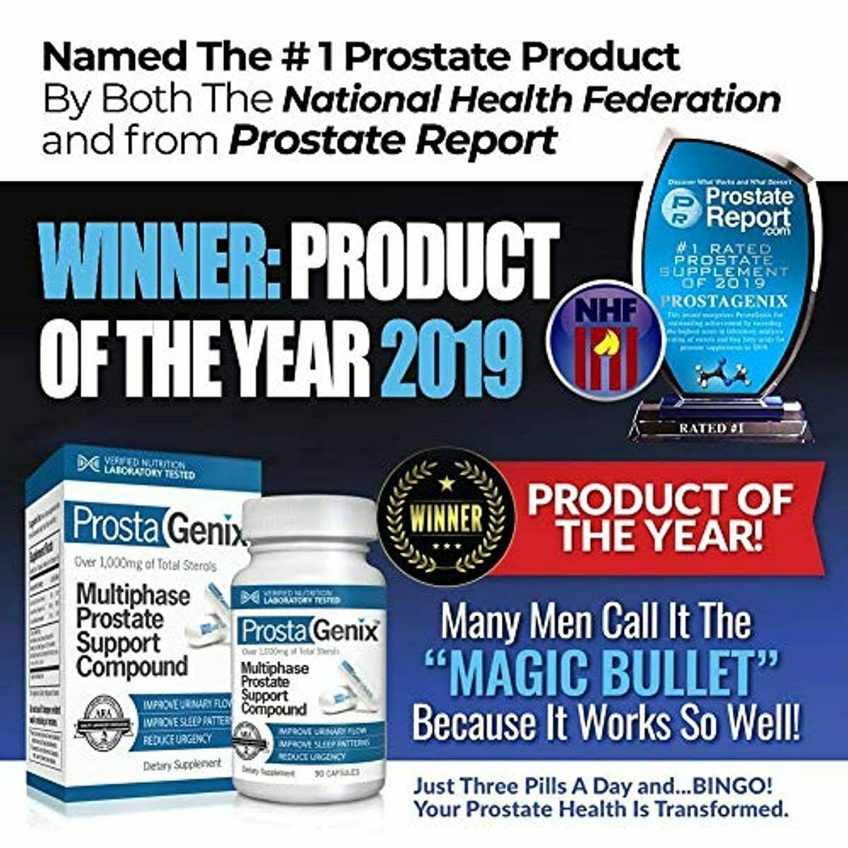 ProstaGenix Multiphase Prostate Supplement -3 Bottles-