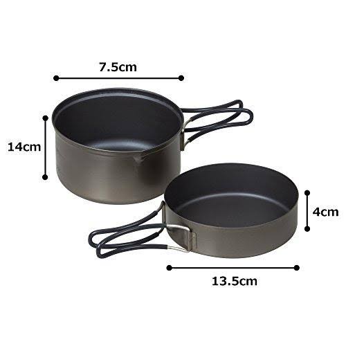 Evernew Titanium Non-Stick DX4 Pot Set-1.9L