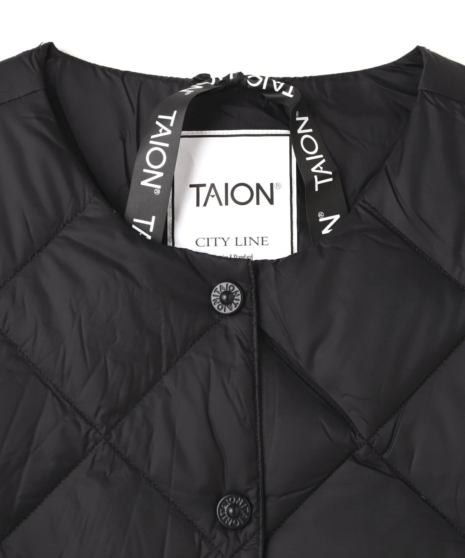 TAION/タイオン/TAION CITY CREW NECK DOWN JACKET