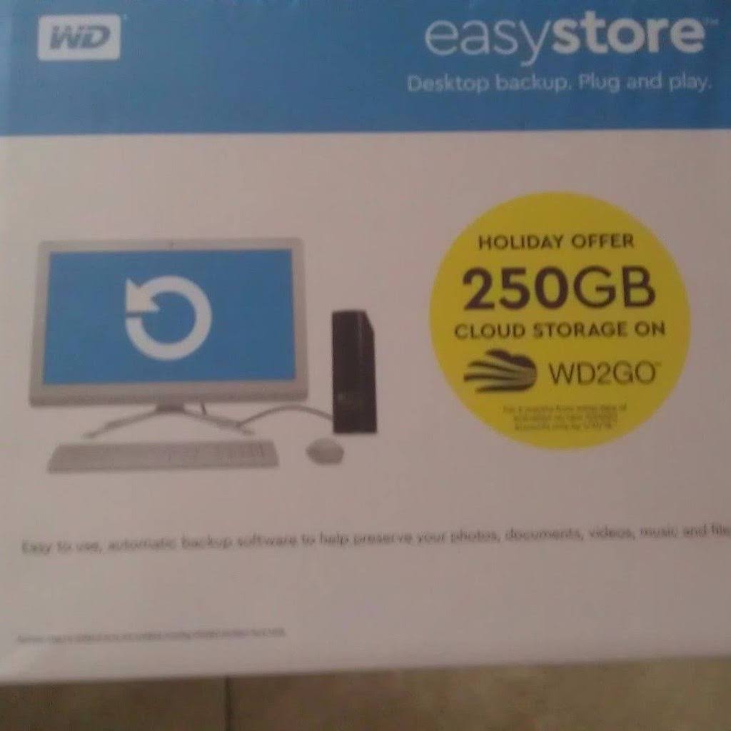 WD - Easystore 8TB External USB 3.0 Hard Drive - Black