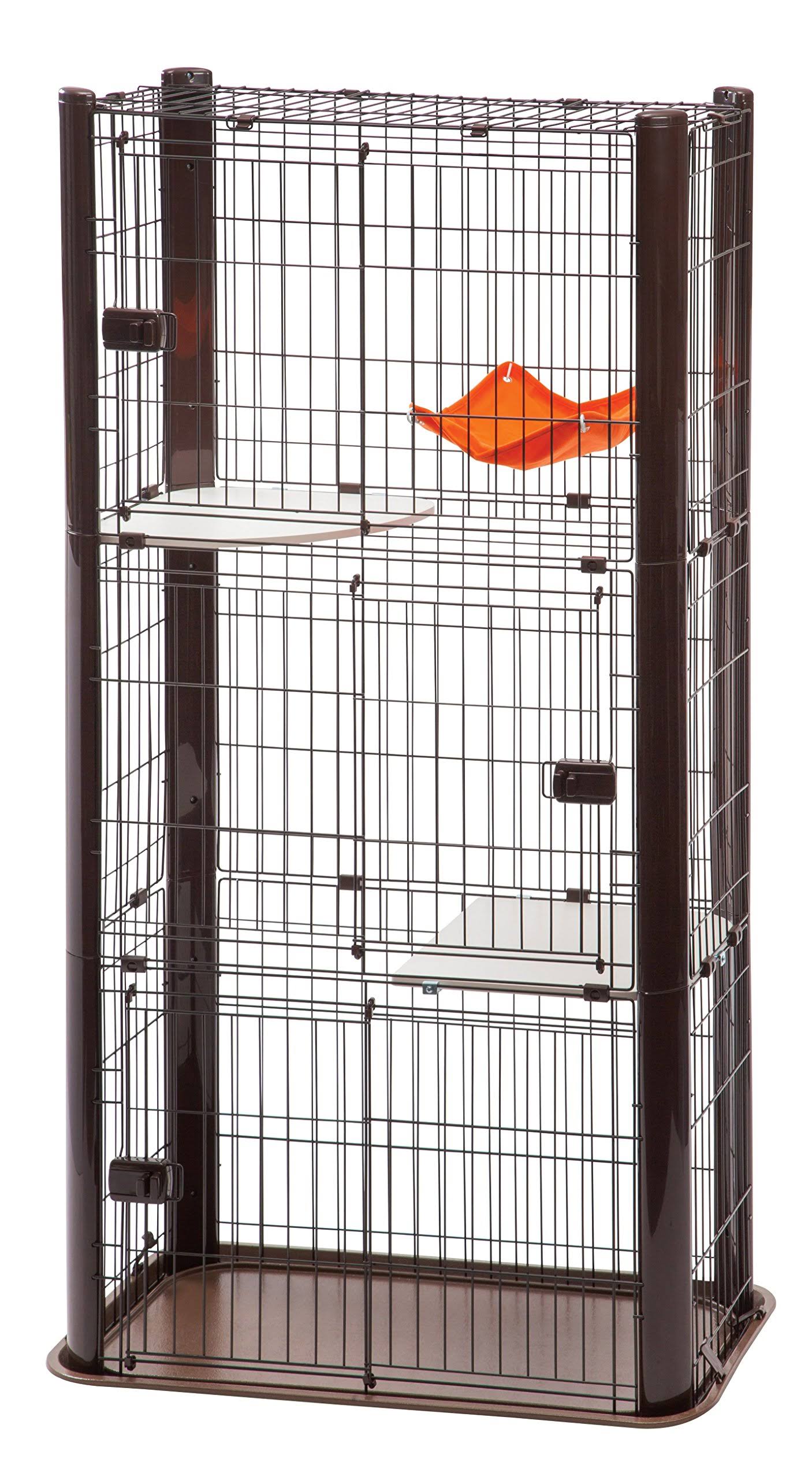 Iris 3-Tier Cat Condo, Brown