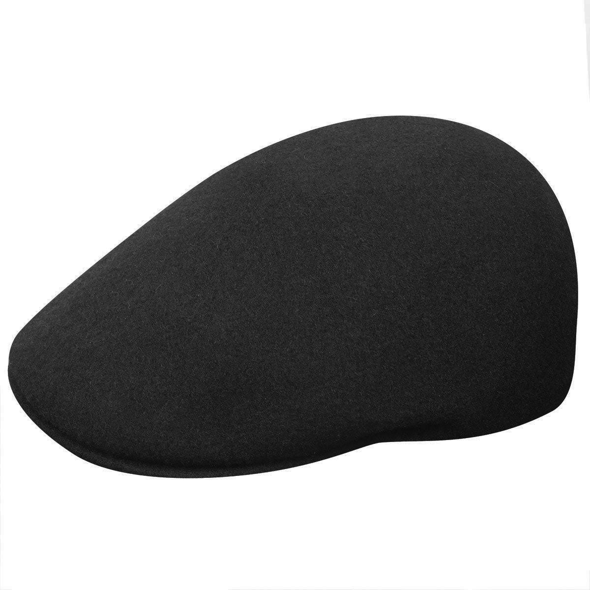 Men&s Kangol Seamless Wool 507 Cap, Black