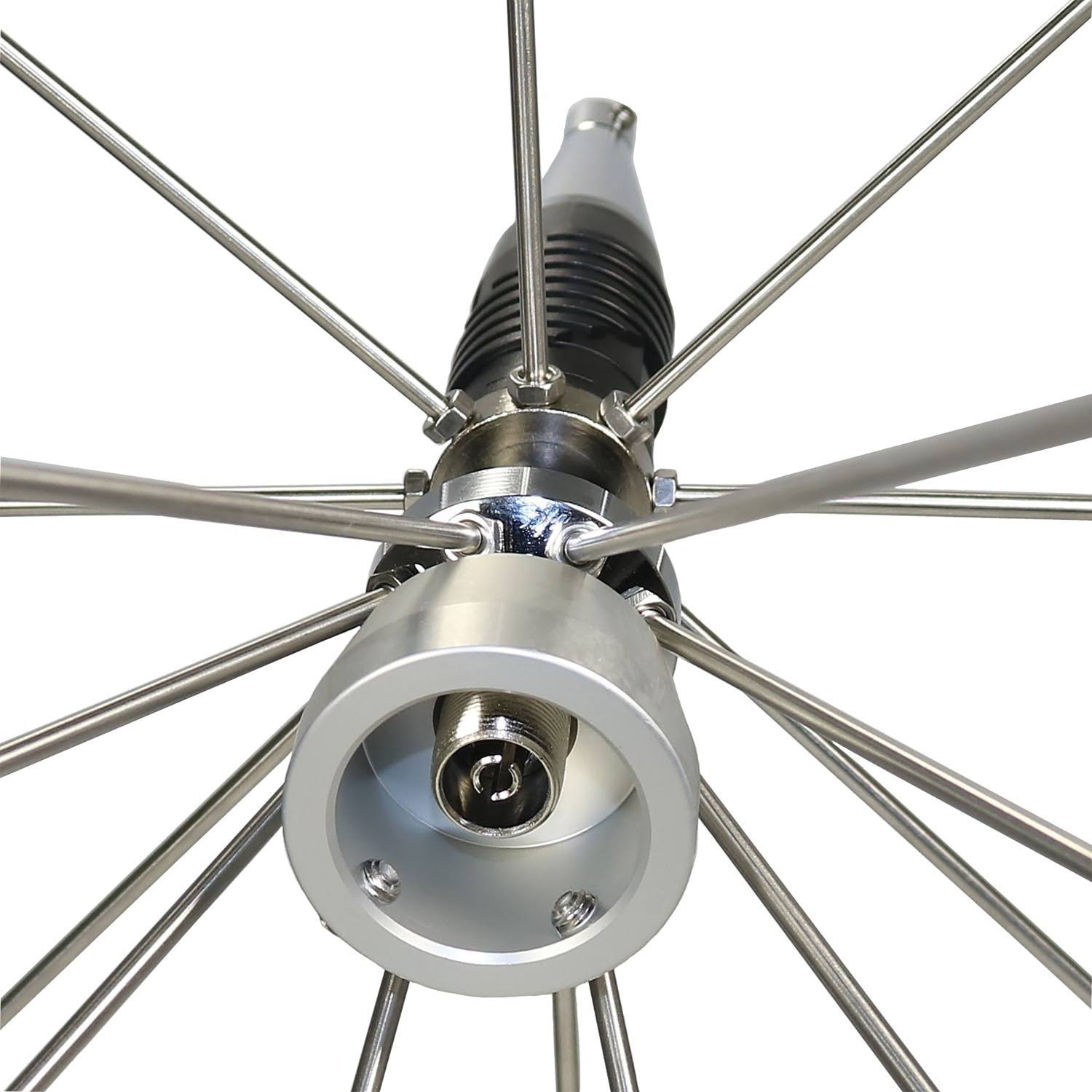 Tram 1411 Scanner 25mhz-1,300mhz VHF-UHF Super Discone Base Antenna Plus CB transmit Bands