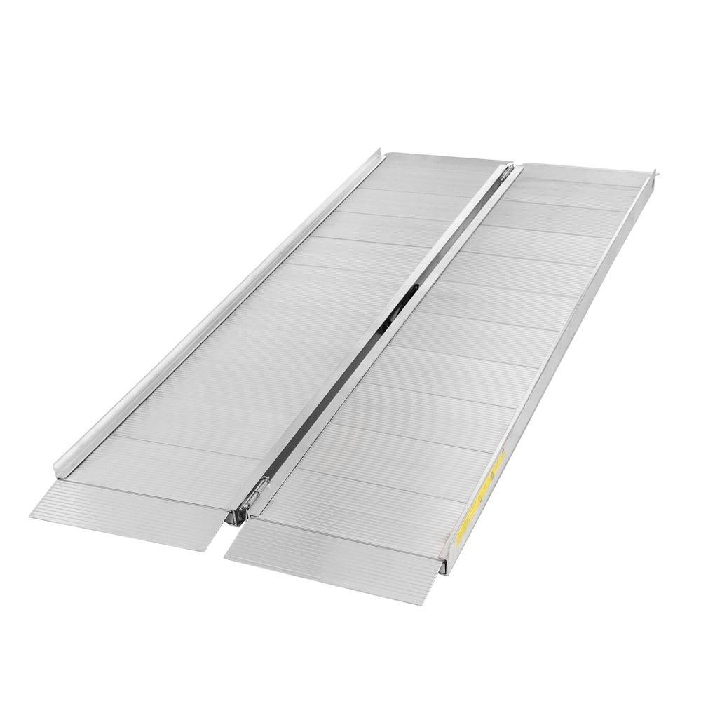 Silver Spring 6�� L Portable Single-Fold Aluminum Wheelchair and Scooter Ramp �C 700 lb. Capacity