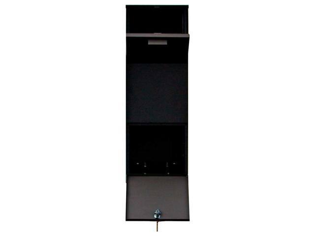 The Vacation Mailbox with Post, Black
