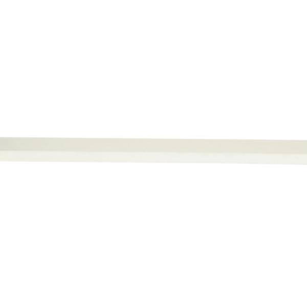 Swanstone TK-105-010 105 in. Solid Surface Easy Up Adhesive Shower Wall Trim Kit and Corner Molding in White