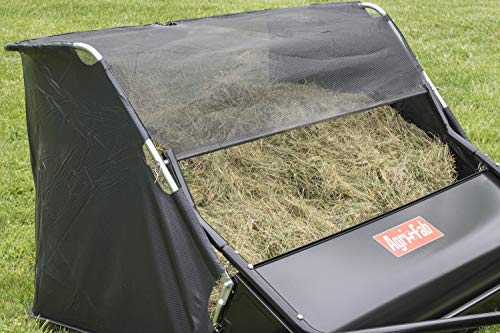 Agri-Fab Inc 45-0546 52" Lawn Sweeper, Black & 45-0299 48-Inch Tow Plug Aerator,Orange & Black,Large