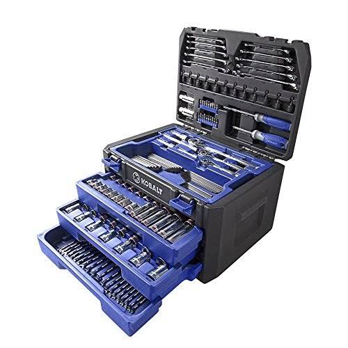 Kobalt 227-Piece Standard (SAE) and Metric Mechanic's Tool Set with Hard Case .#GH45843 3468-T34562FD50107