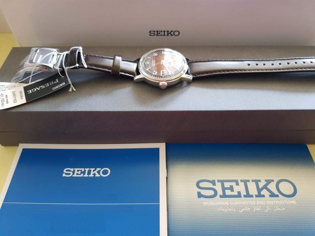 Seiko Presage Automatic Red Dial Men's Watch SRPE41J1