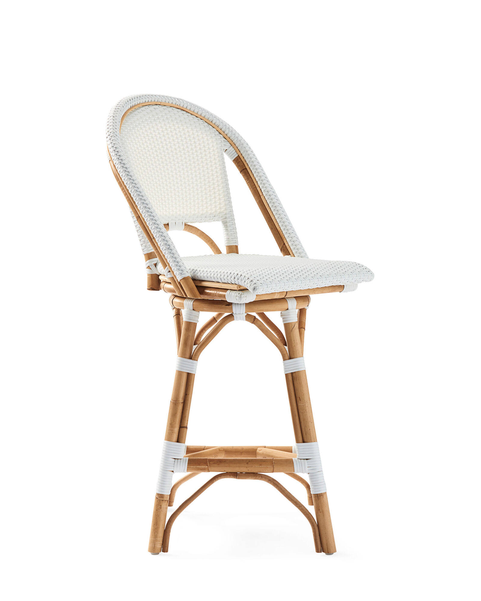 Riviera Swivel Counter Stool - White - Serena u0026 Lily