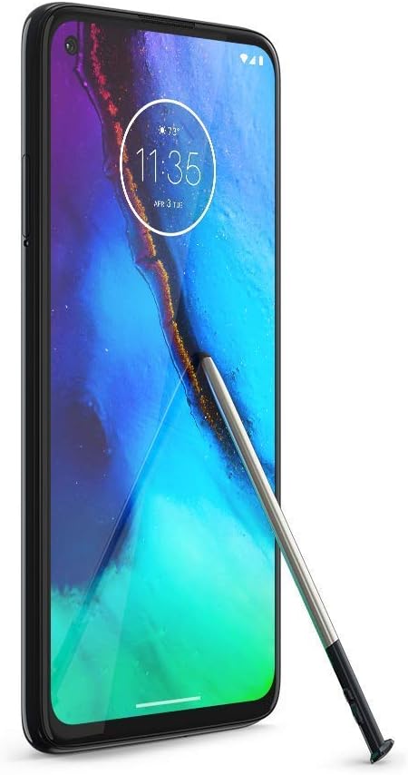 Motorola Moto G Stylus Cell Phone with 128GB Memory, Unlocked - Mystic Indigo (Renewed)