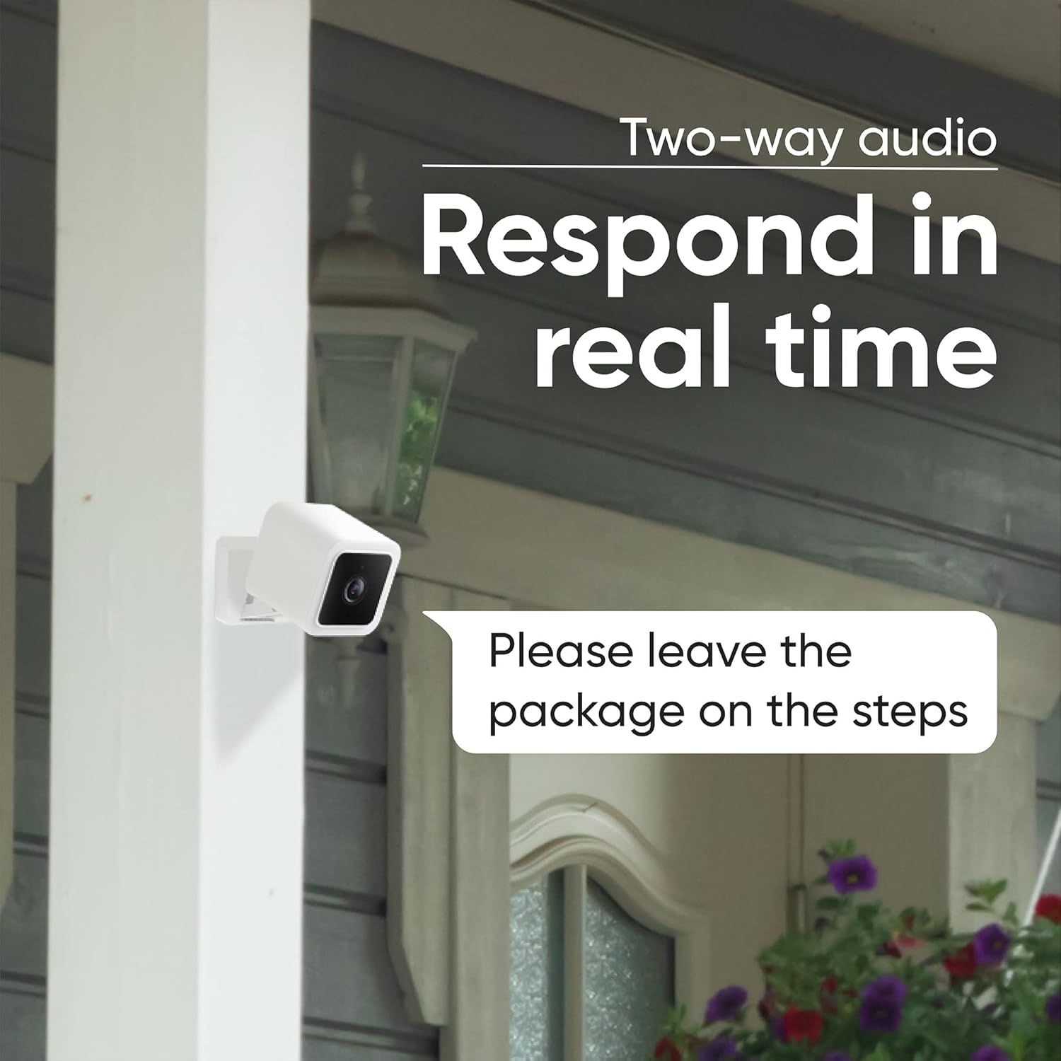 Wyze Cam v3 with Color Night Vision, 1080p HD Indoor/Outdoor Video Camera, 2-Way Audio, Compatible with Alexa, Google Assistant, and IFTTT, 2-Pack