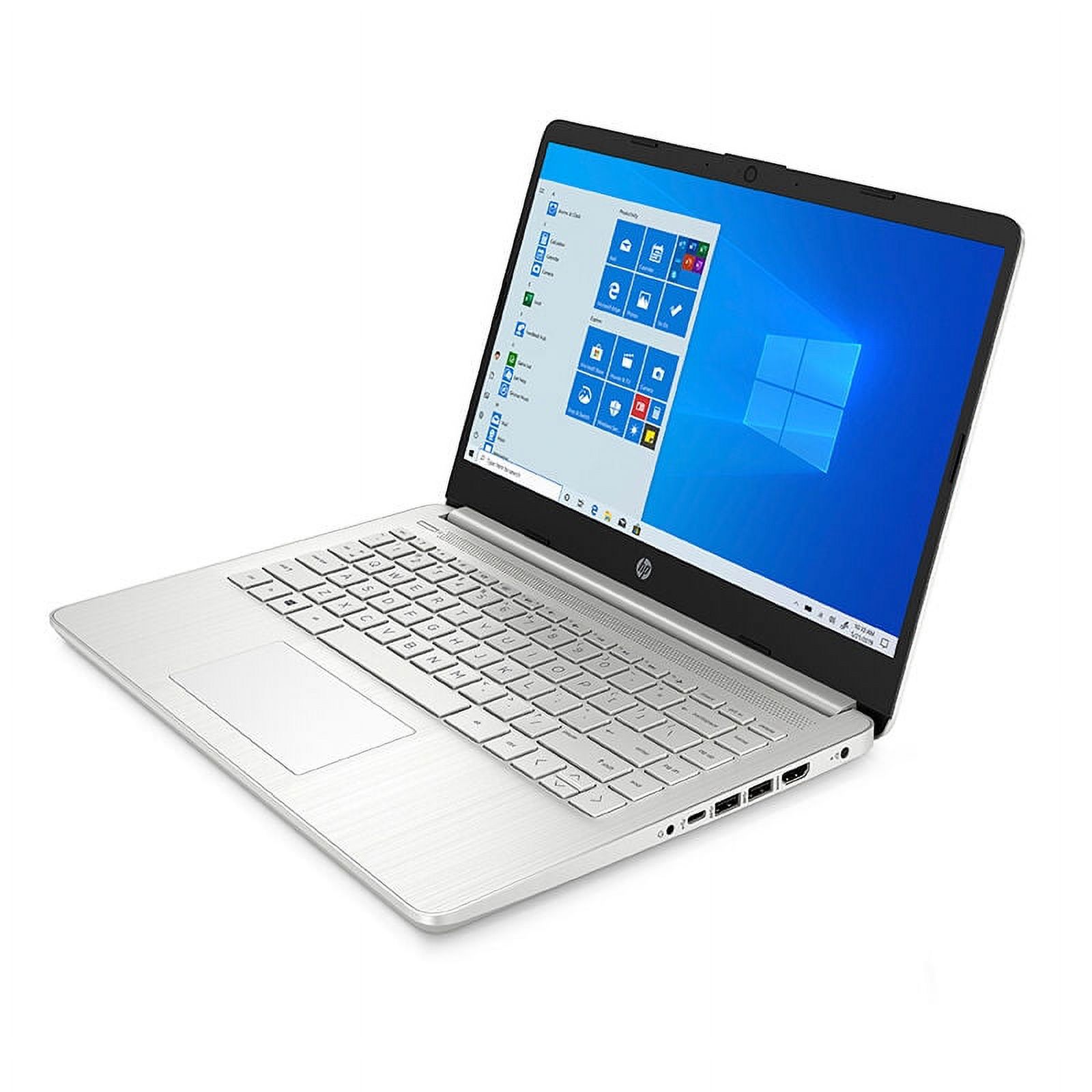 Restored HP Laptop 14-FQ0075NR 14" AMD Athlon Silver 3050U, Windows 10 Home in S Mode, AMD Radeon Graphics, 4GB RAM DDR4, 64GB eMMC, Natural Silver (Refurbished)