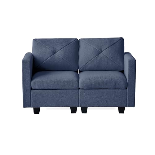 Casa Andrea Milano Modular Sectional Sofa, Boucle Fabric Convertible U Shaped Couch with Storage, 6 Seat Modular Sectional Sofa Couch with Chaise for Living Room, Apartment