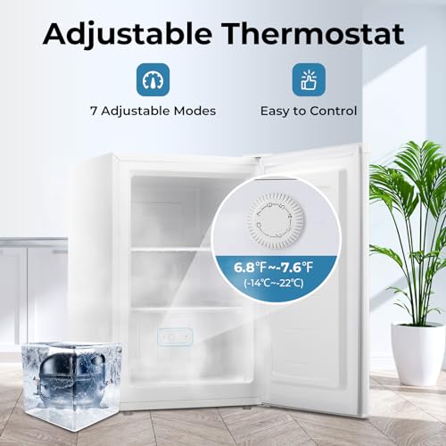 Upright freezer 7-grade Thermostat Control