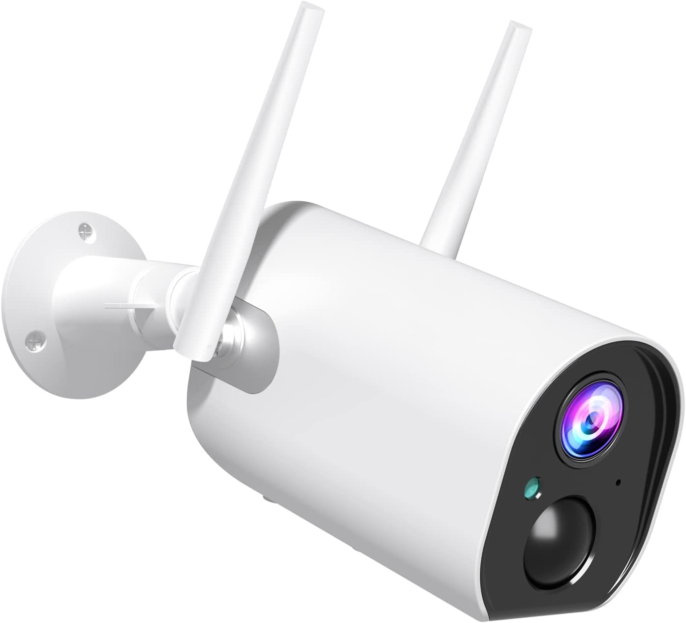 Outdoor Wireless Security Camera, 1080P Battery Powered Camera with Night Vision，2-Way Audio,IP65 WiFi Camera Outdoor with Sound/Motion Detection, Smart Alarm, Live View for Home Security