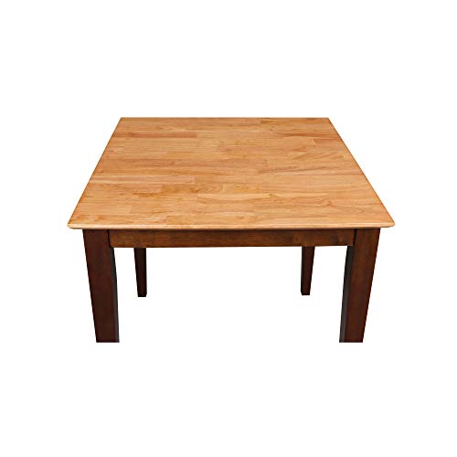 IC International Concepts Dining Table, FURNITURE, Black/Cherry