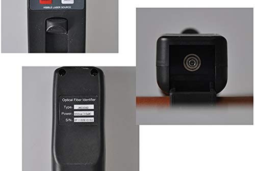 D YEDEMC Live Optical Fiber Identifier with Wave Respond 800-1700nm Built in 10mw VFL FTTH Tool