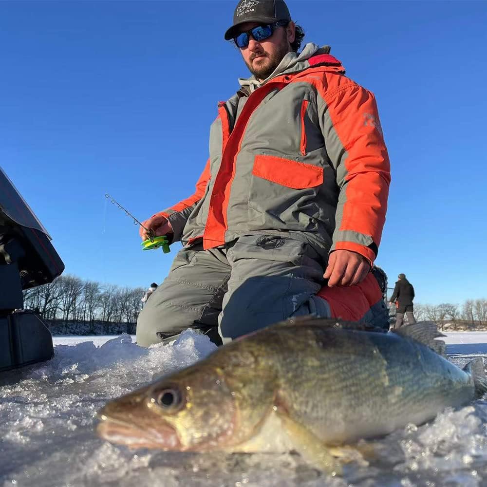 Nordic Legend Aurora Series Ice Fishing Suit, Insulated Bibs and Jacket, Waterproof Gear for Ice Fishing and Snowmobiling