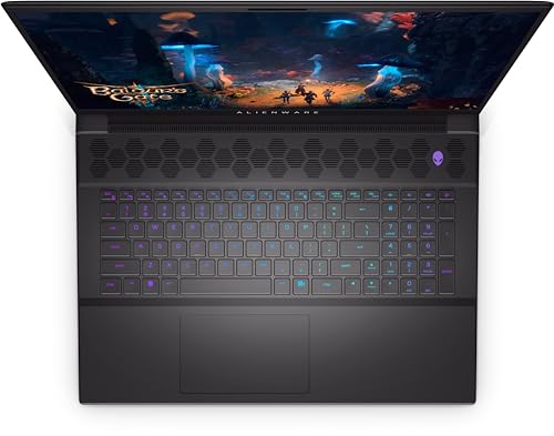NewDell_Alien.Ware M18 R2 2024 Gaming Laptop 18 inch QHD+165Hz 3ms Screen_Intel i9-14900HX 64GB RAM 4TB SSD Geforce RTX 4090 Graphics CherryMX mechanical keyboard Wifi 7 Windows 11H Dark Metallic Moon