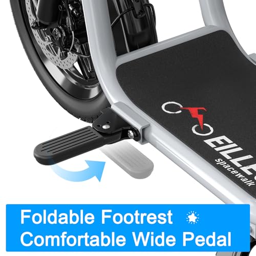 Adult Electric Scooter with Seat for Adults Power by 500W Motor, Electric Scooter Adults E Bike with 14" Pneumatic Tire and 20 Miles Range&17.4Mph, Electric Bicycle for Women/Man Pro (Silver)