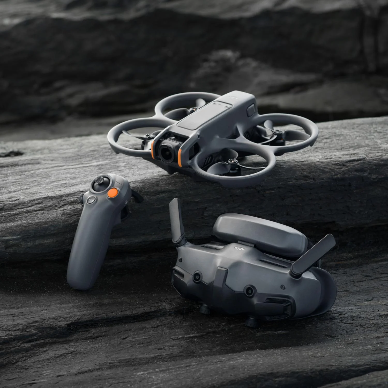 DJI Avata 2 FPV Drone Fly More Combo (3 Batteries) with Camera 4K Including Goggles 3 and RC Motion 3, Built-in Propeller Guard, POV Content Bundle with 1 Year DJI Care Refresh Plan & Accessories