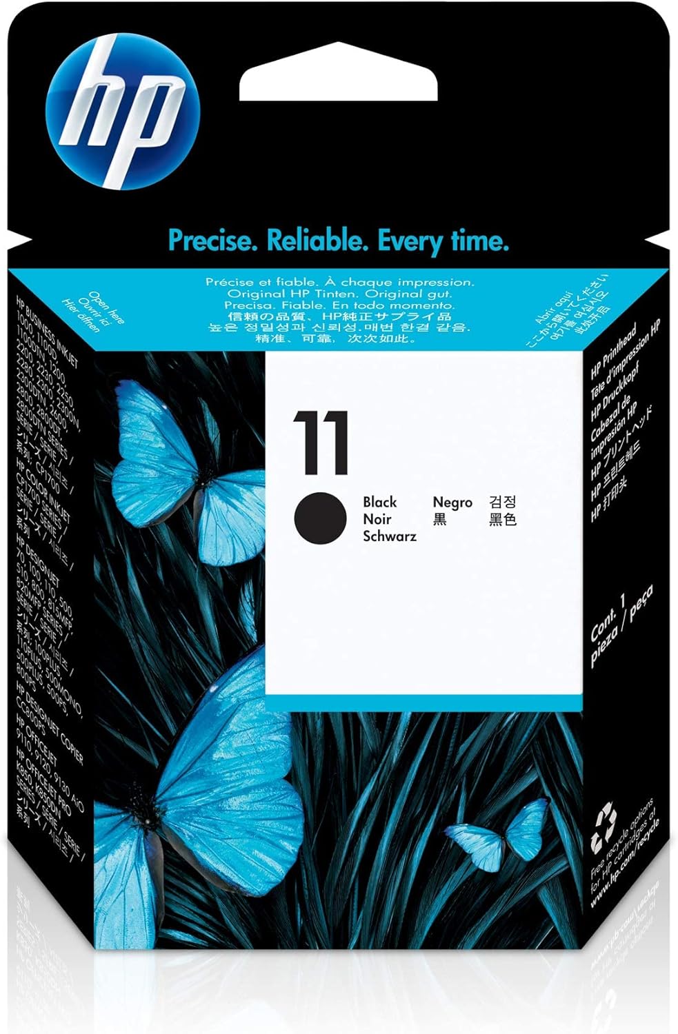 HP 11 | Ink Printhead | Black Printhead | C4810A Pack of 2