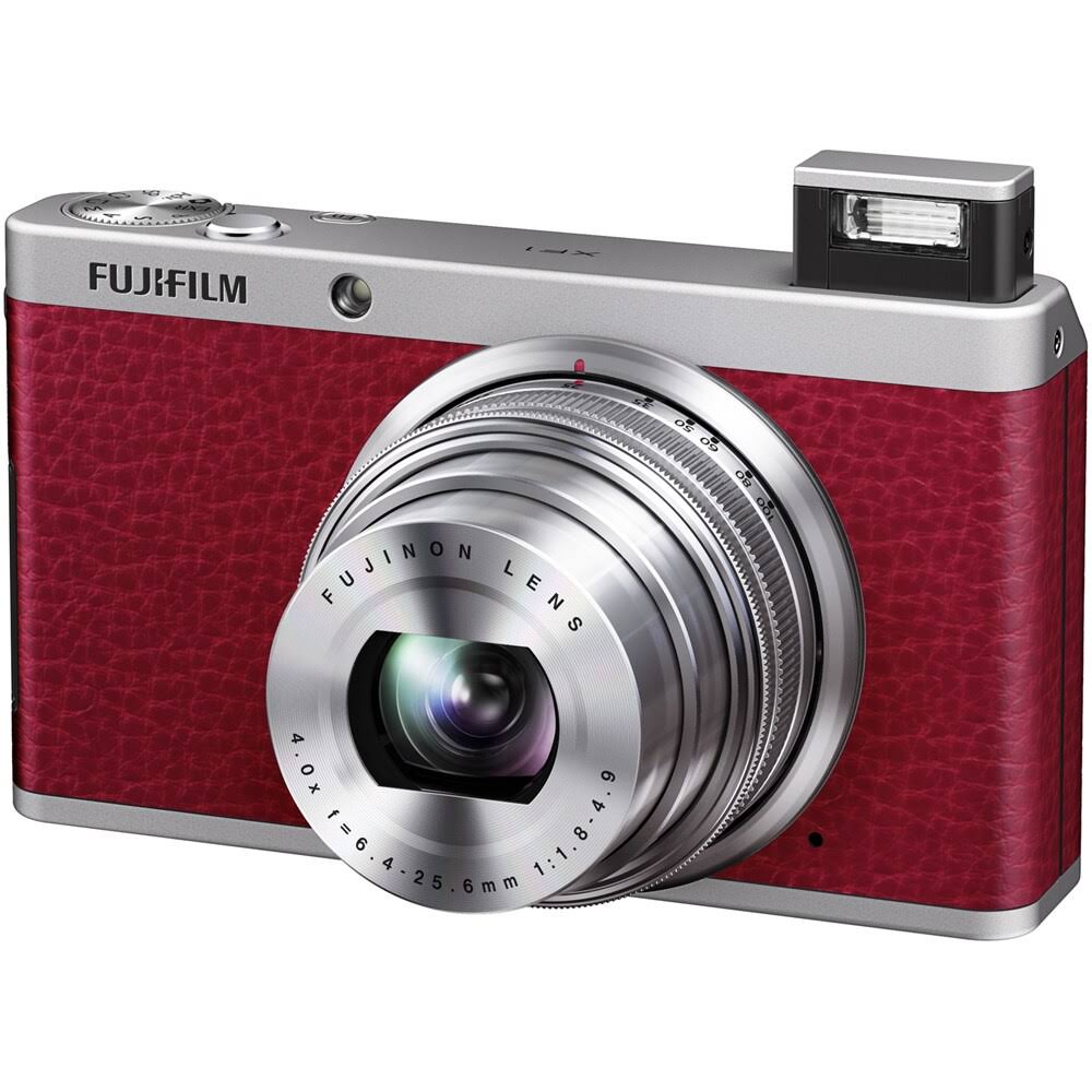 Fujifilm X Series XF1 12.0 MP Compact Digital Camera - 1080p - Red