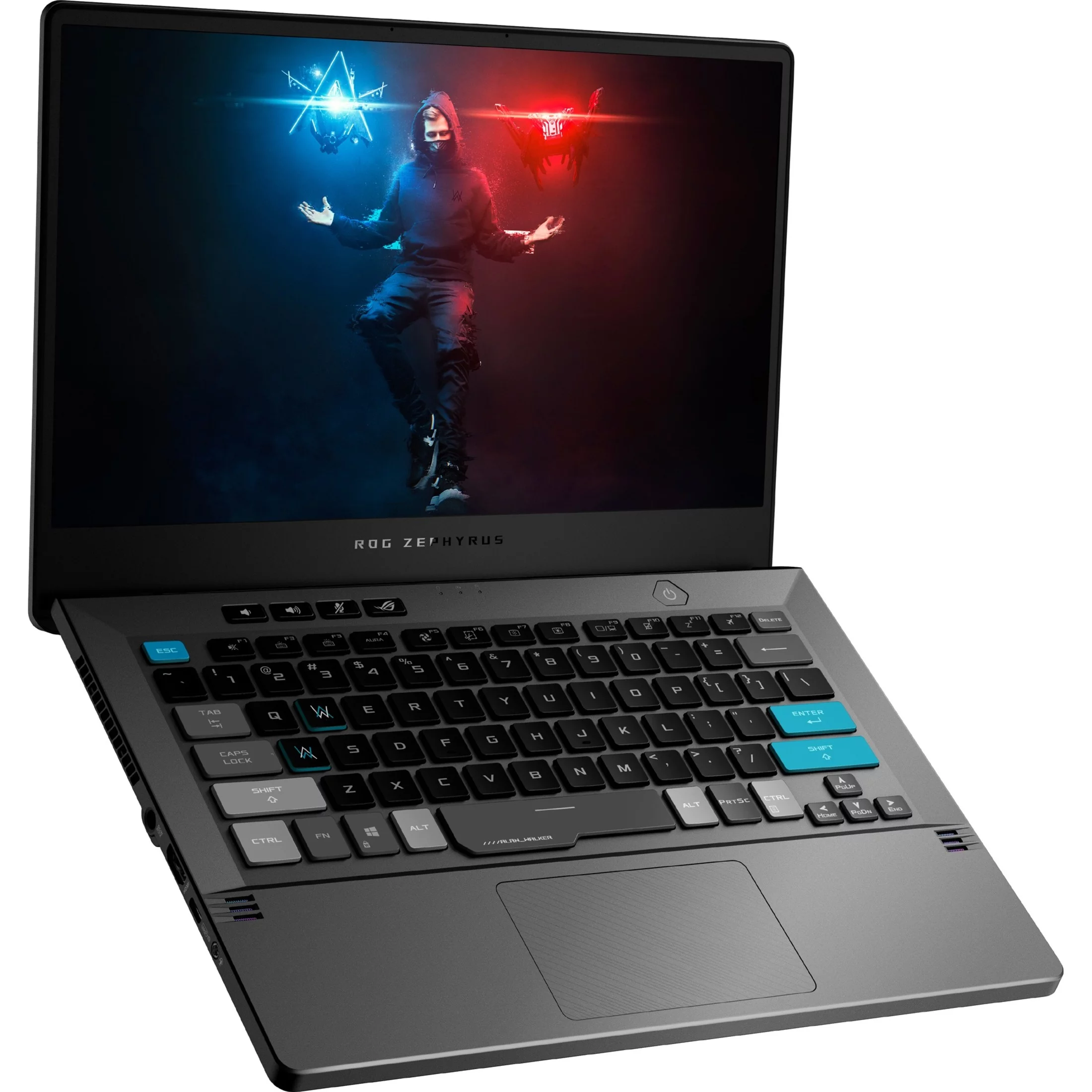 ASUS - Zephyrus G14 AW SE 14" WQHD Gaming Laptop - Ryzen 9 5900HS - 16GB - NVIDIA GeForce RTX 3050 Ti - 1TB SSD - Gray GA401QEC-K2064T Notebook