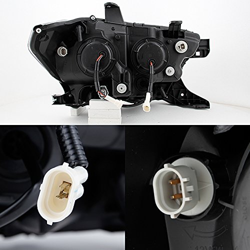 AKKON - For NEW Sequential LED Tube Design Black 2016-2023 Toyota Tacoma SR/SR5 Dual Square Projector Headlights