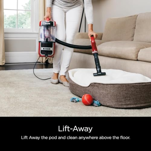 Shark NV151 Navigator Swivel Pro Complete Upright Vacuum with HEPA Filtration, Swivel Steering, Pet Power Brush, Crevice Tool & Upholstery Tool, for Pet Hair & Multi-Surface Cleaning, Navy
