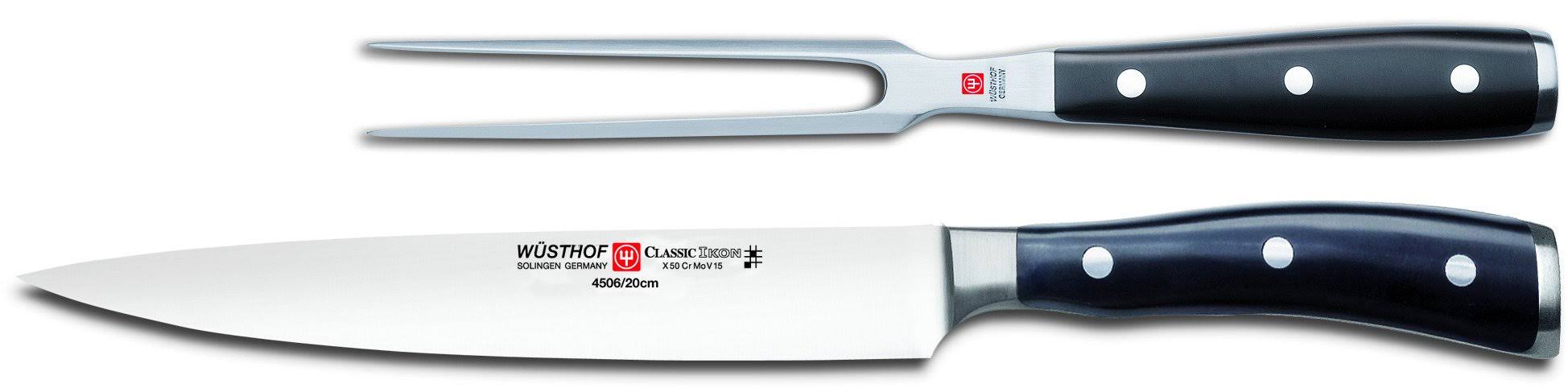 Wusthof Classic Ikon 2 Piece Carving Set