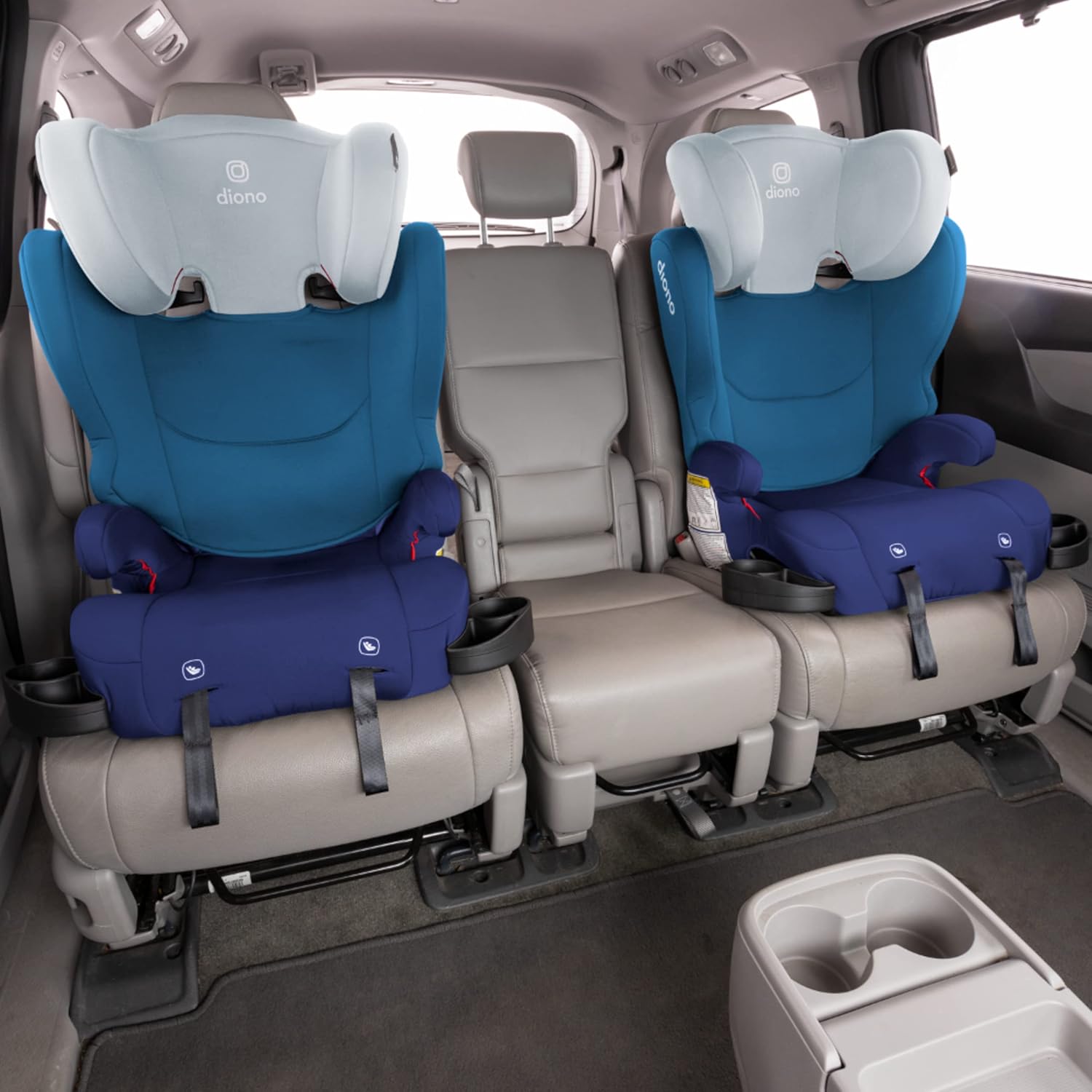 Diono Cambria 2 XL, Dual Latch Connectors, 2-in-1 Belt Positioning Booster Seat, High-Back & Solana 2 XL 2022, Dual Latch Connectors, Lightweight Backless Belt-Positioning Booster Car